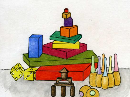 tekening spelotheek