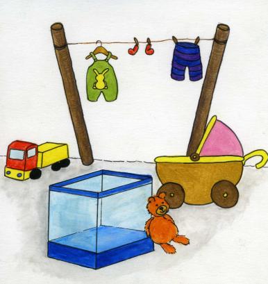 tekening ruilwinkel