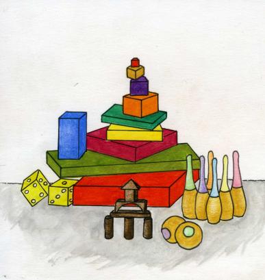 tekening spelotheek