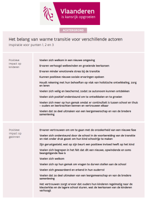 Transitie - waarom belangrijk